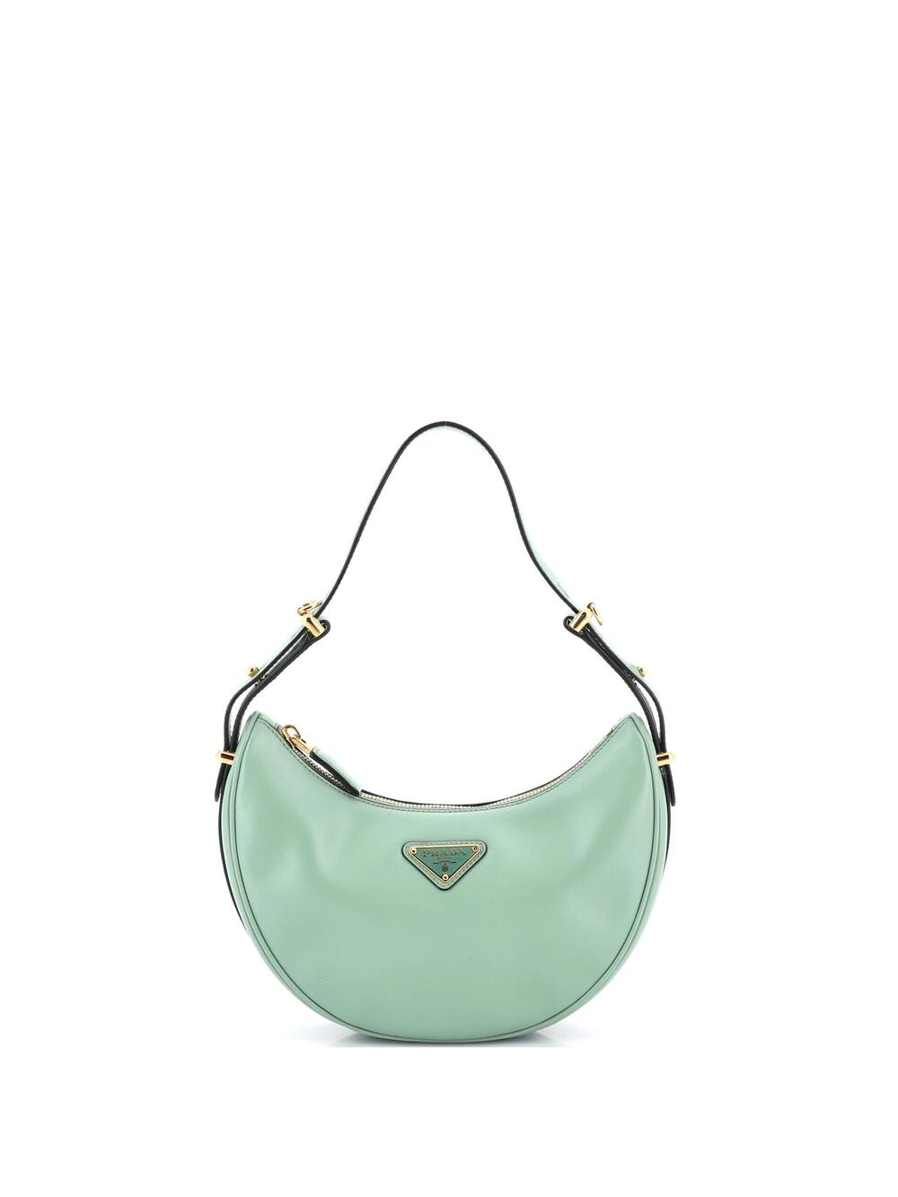 Prada Arque Half Moon Hobo Leather #238204P24B